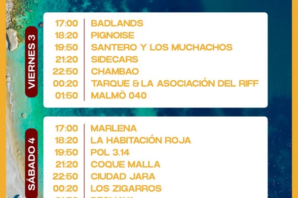 Festivals in Javea: Montgorock Xàbia Festival (May 2025)