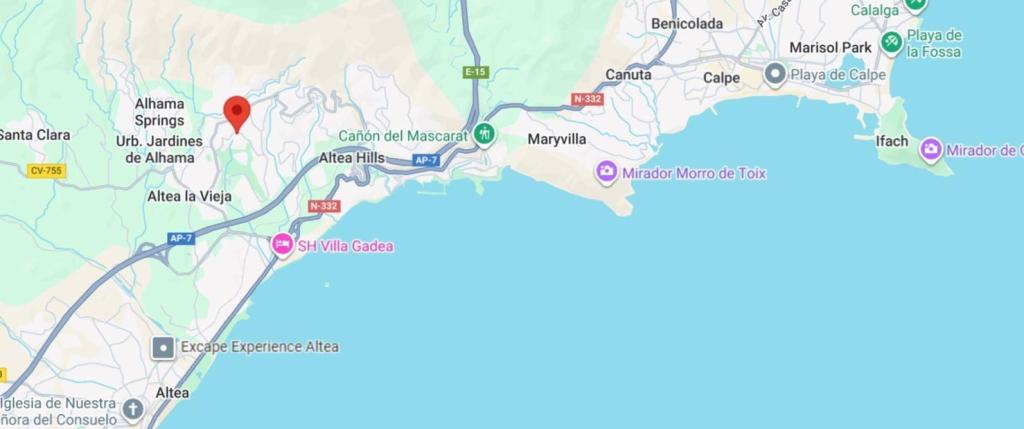 4 bed villa in Altea