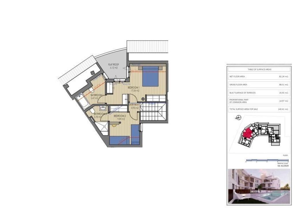 2 bed apartments - flats in Javea
