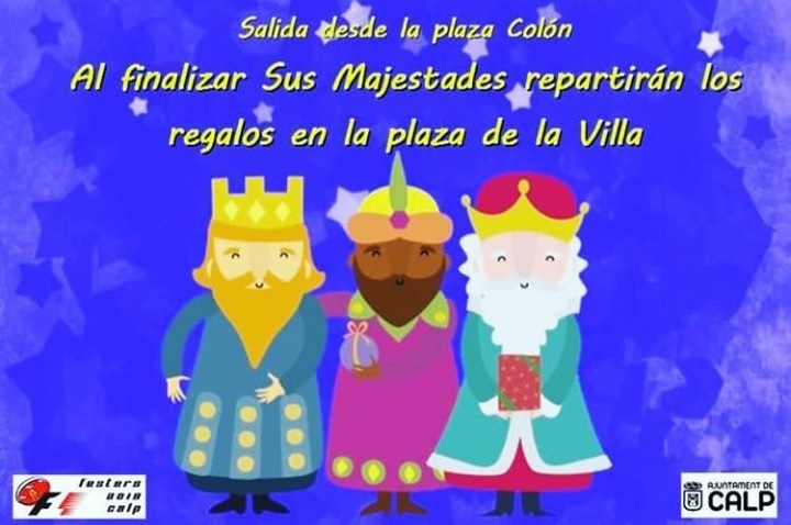 Fiestas in Calpe: Three Kings (January 2026)