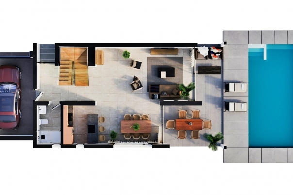 3 bed villa in Calpe