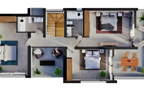 3 bed villa in Calpe