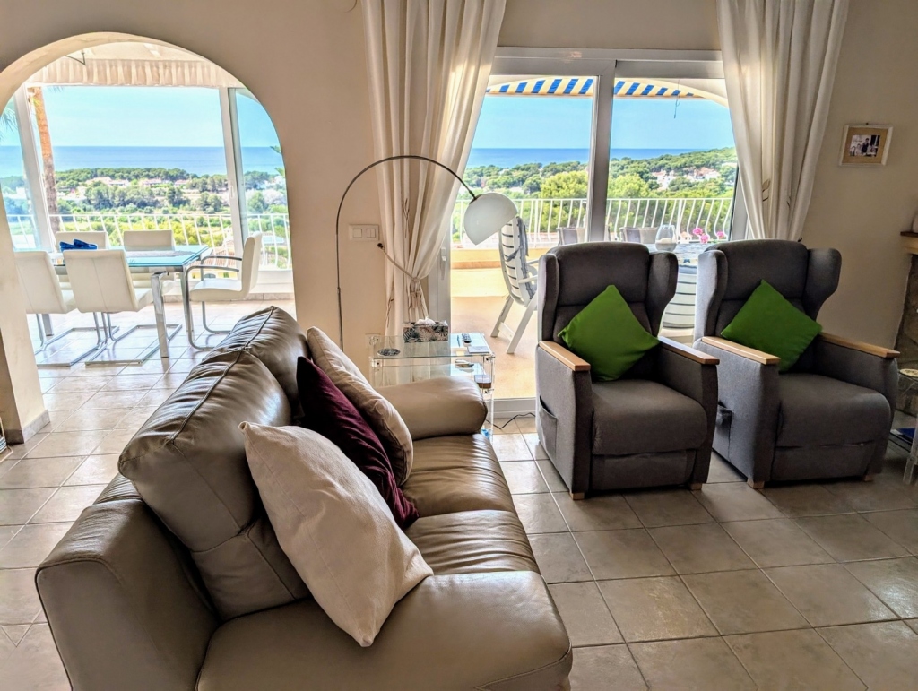 3 bed villa in Moraira