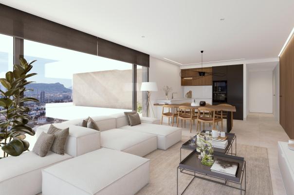 2 bed apartments - flats in Calpe