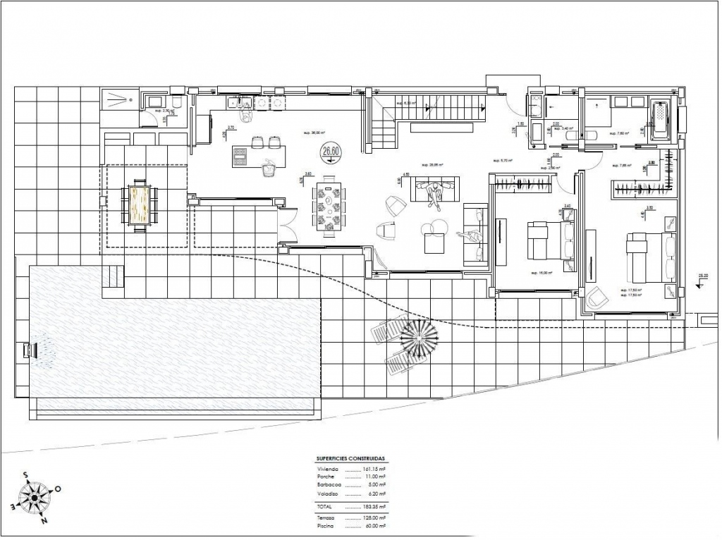 4 bed villa de lujo in Benissa