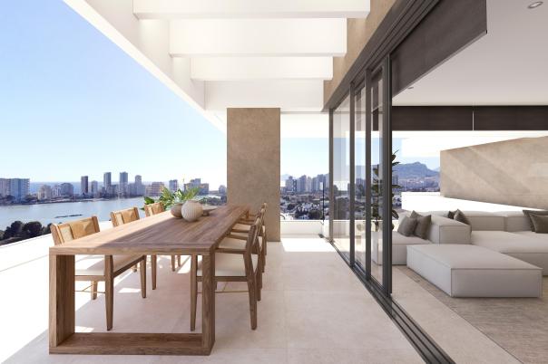 3 bed apartments - flats in Calpe