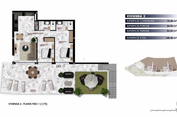 2 bed apartment in Finestrat
