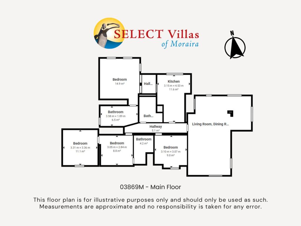 4 bed villa in Moraira
