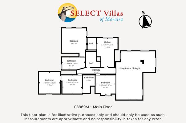 4 bed villa in Moraira