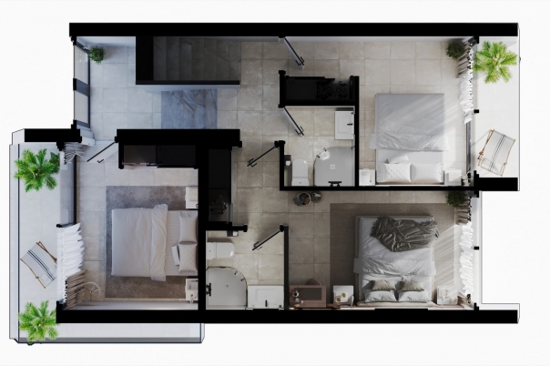 3 bed town house in Calp