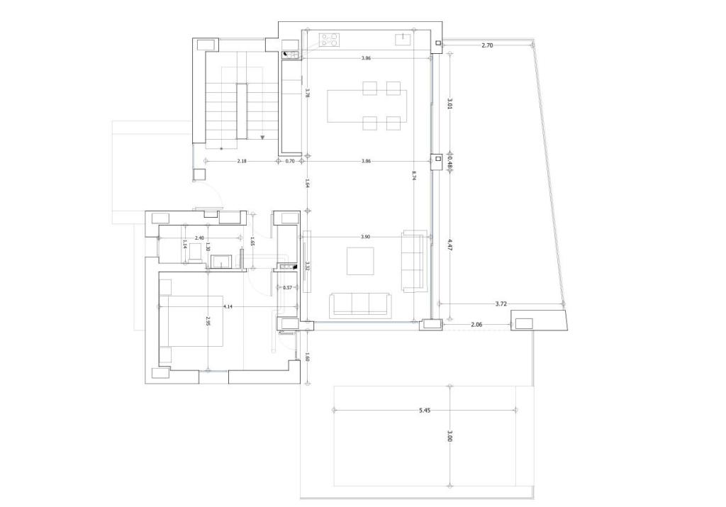 3 bed villa in Polop