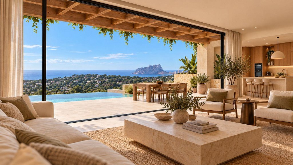 4 bed villa in Moraira