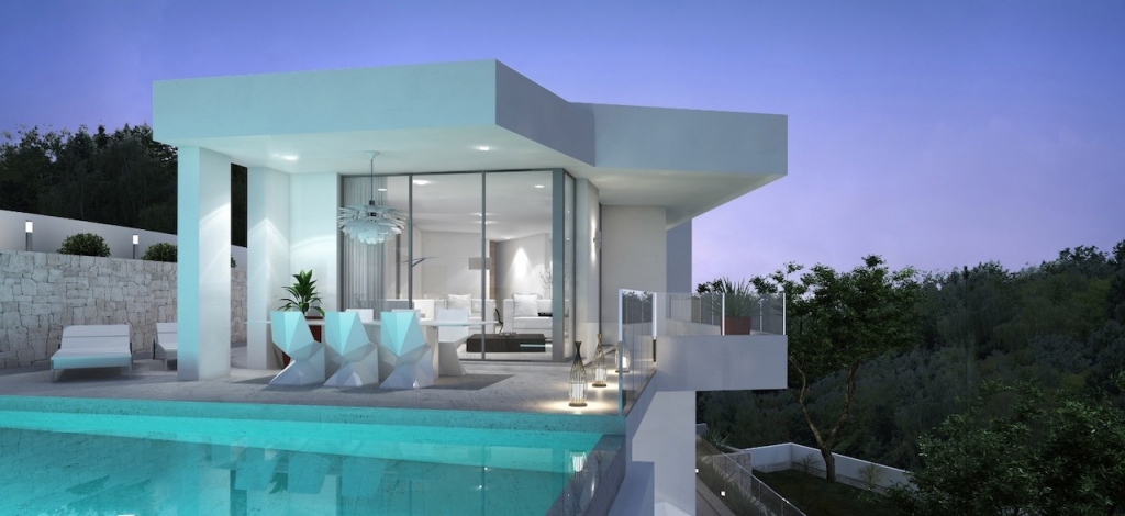 3 bed villas in Moraira