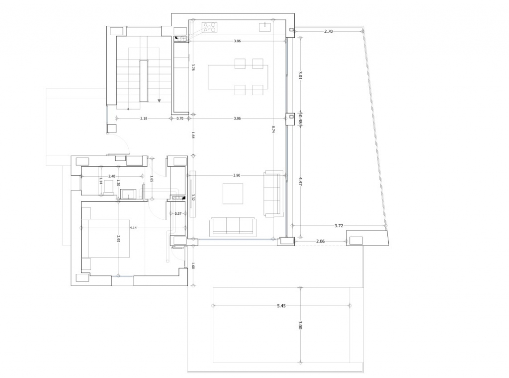 3 bed villa in Polop