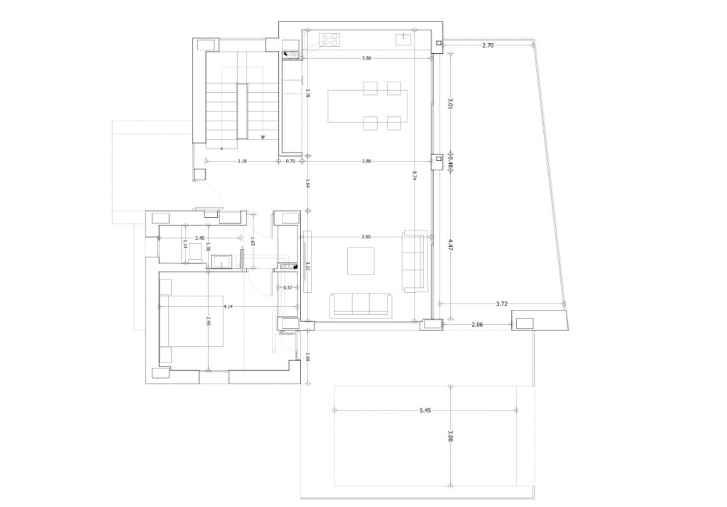 3 bed villa in Polop