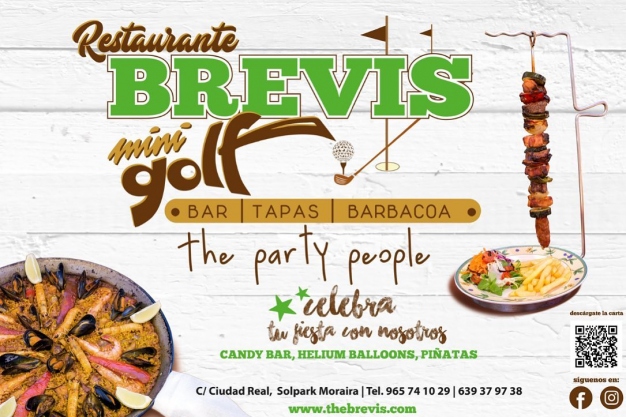 Brevis Moraira - Mini Golf, Bar, Tapas, Barbecue, Paella & Kids Parties