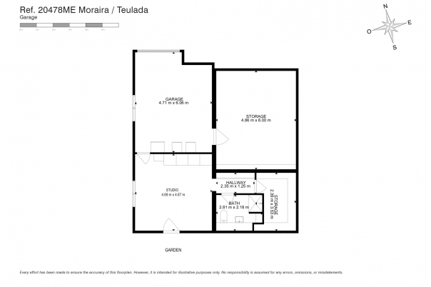 3 bed villa in Moraira
