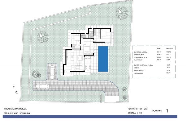 3 bed villa in Calpe