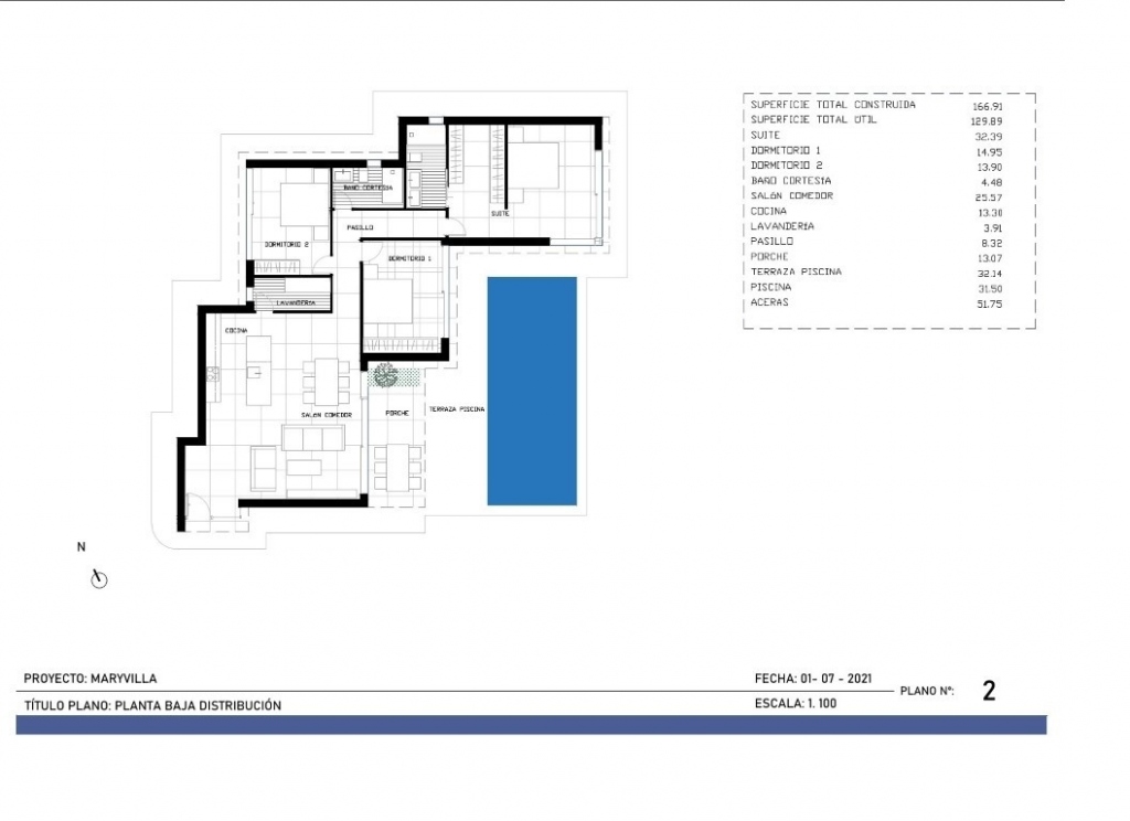 3 bed villa in Calpe