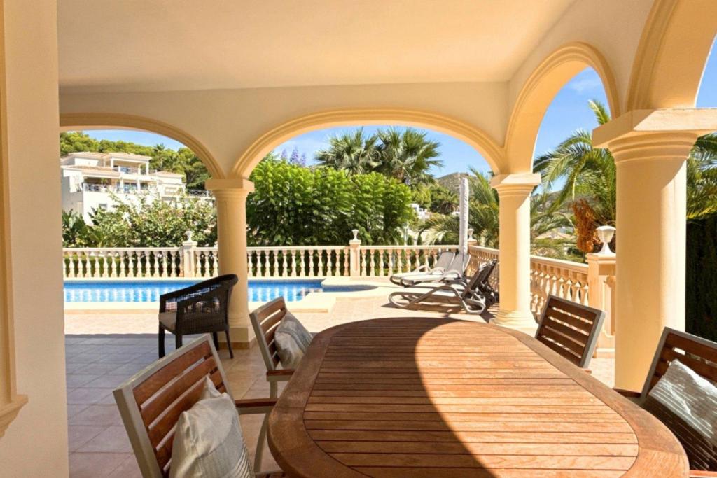 3 bed villa in Moraira