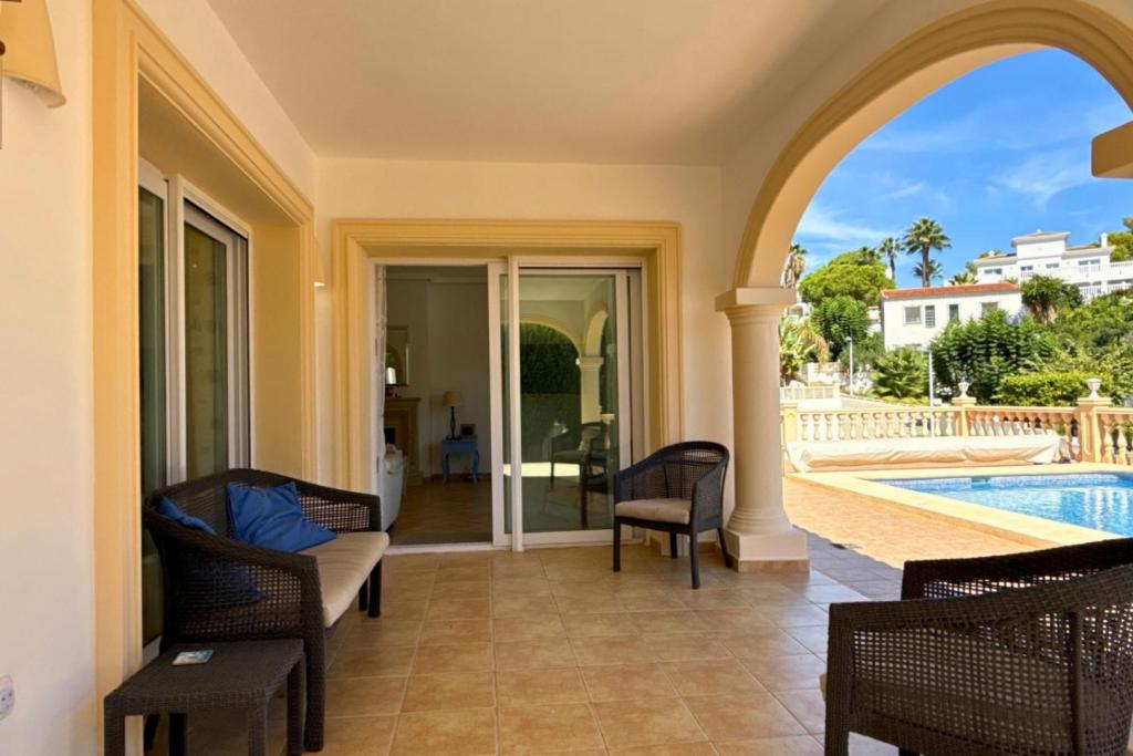 3 bed villa in Moraira
