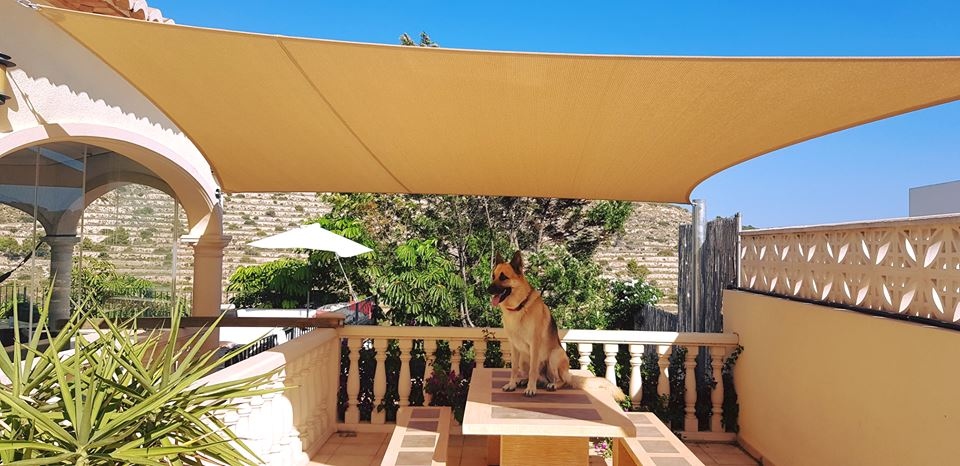 Coolashade Spain - Shade Sail Installation Costa Blanca