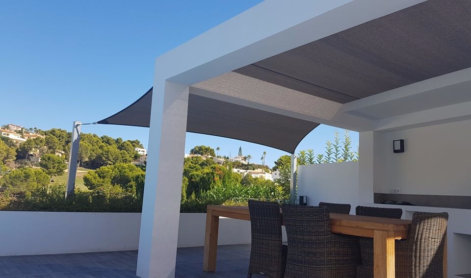 Coolashade Spain - Shade Sail Installation Costa Blanca
