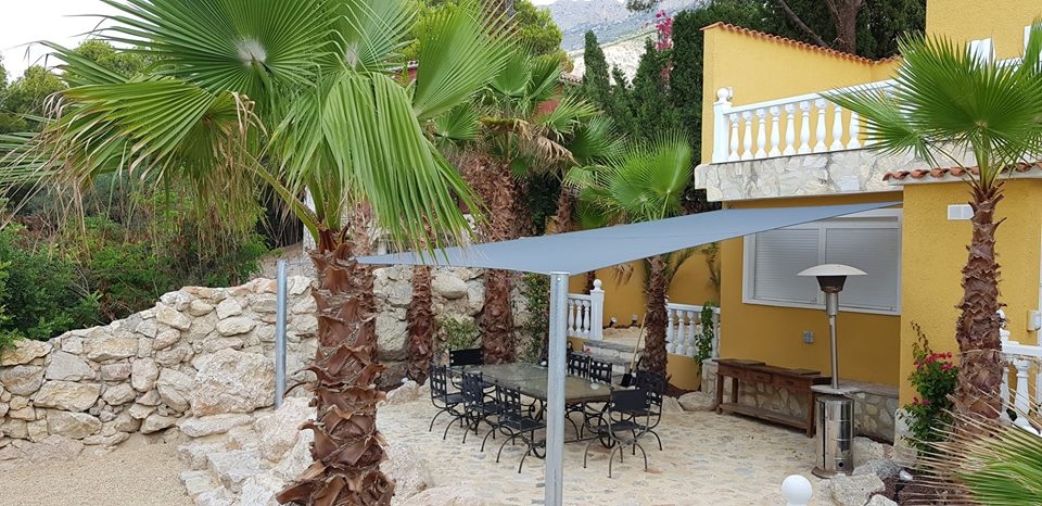 Coolashade Spain - Shade Sail Installation Costa Blanca