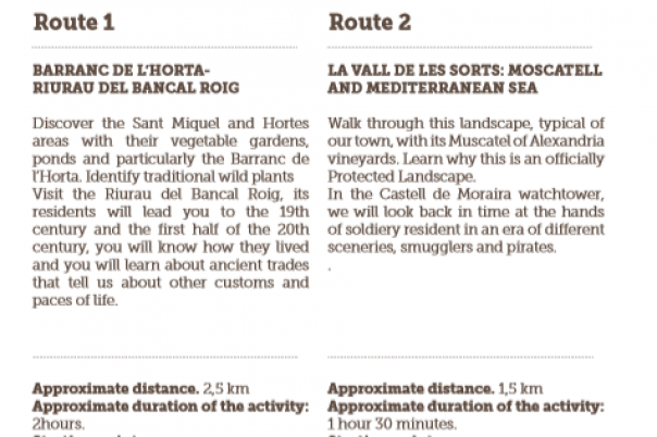 Guided Walks from Moraira Tourist Office