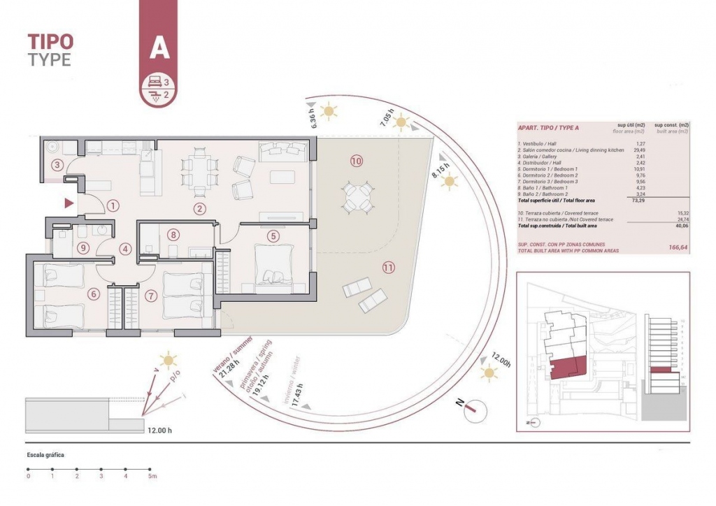 3 bed apartamento in Calpe / Calp