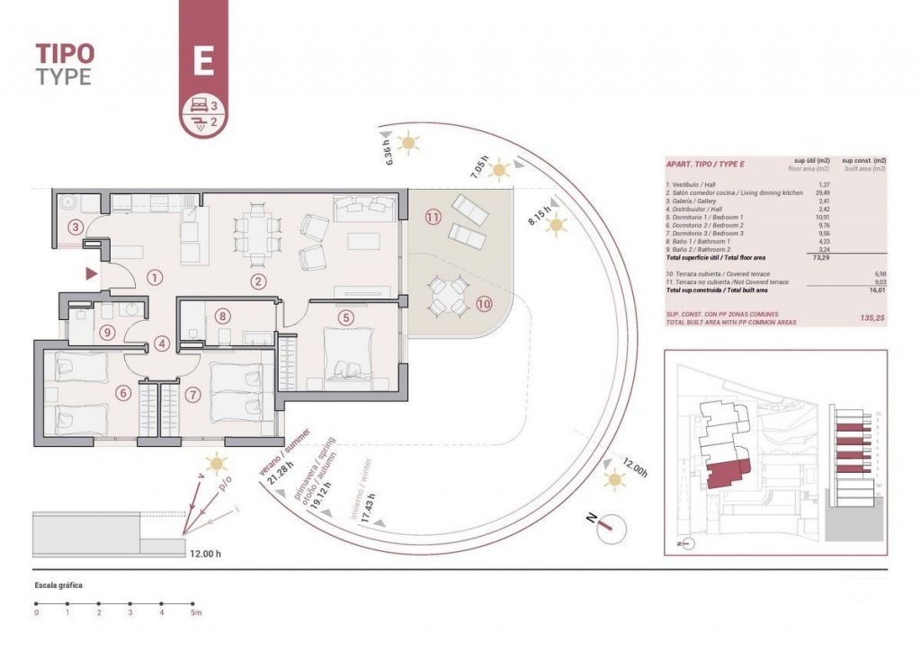 3 bed apartamento in Calpe / Calp
