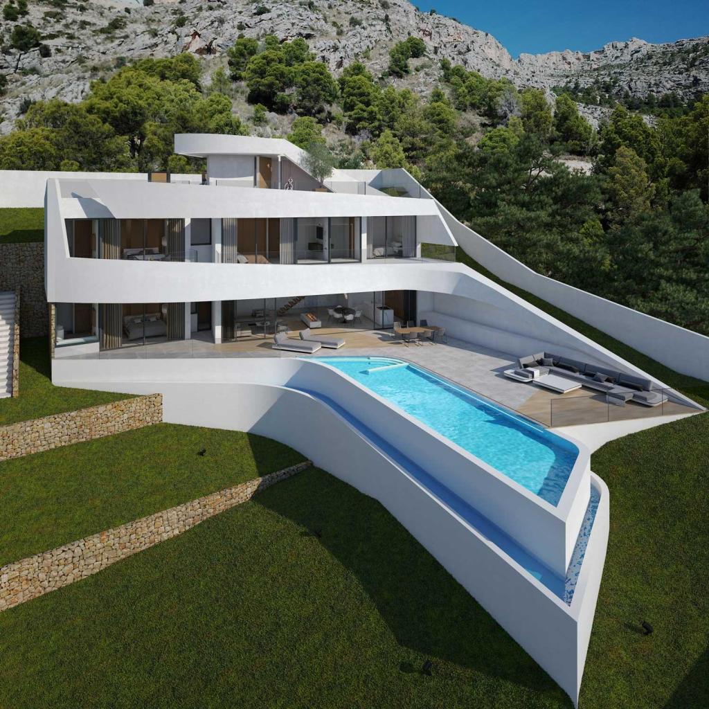 4 bed villa in Altea