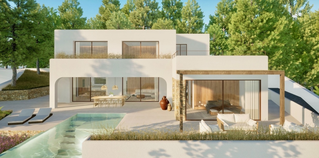 4 bed villas in Moraira