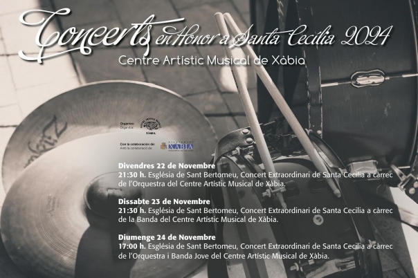 Fiestas in Moraira: Santa Cecilia (November 2025)