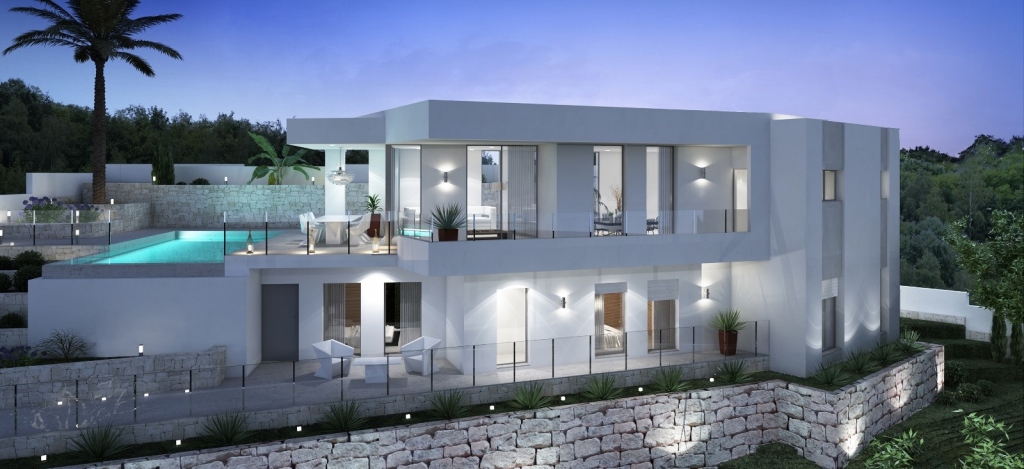 3 bed villa in Moraira
