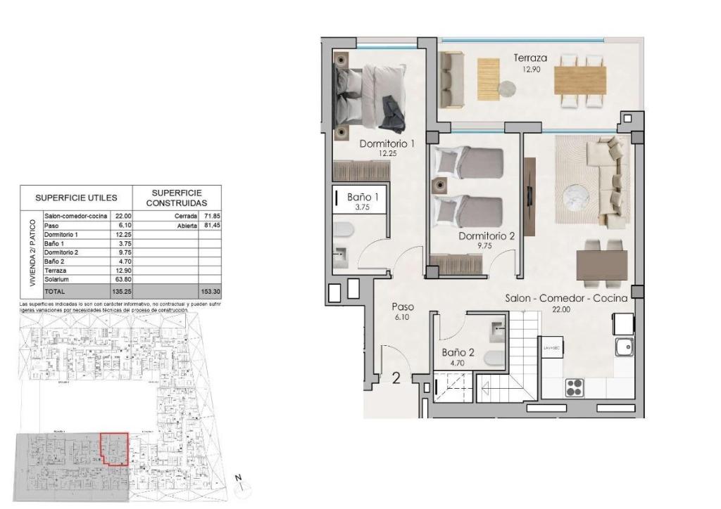 2 bed apartment in Santa Pola