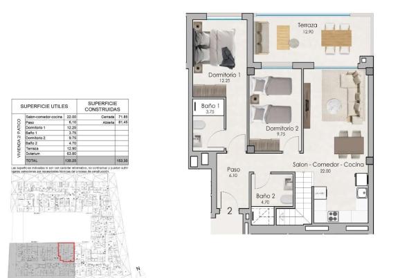 2 bed apartment in Santa Pola