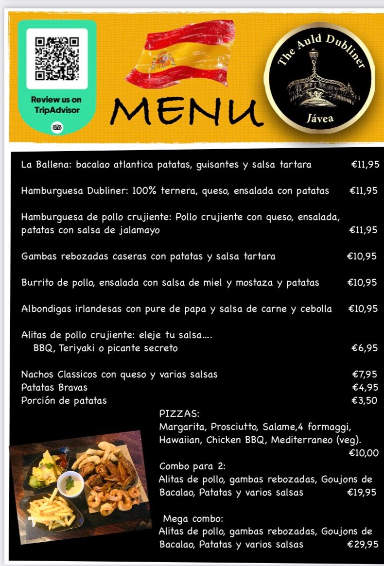 The Auld Dubliner - Traditional Irish Pub & Sports Bar in Javea