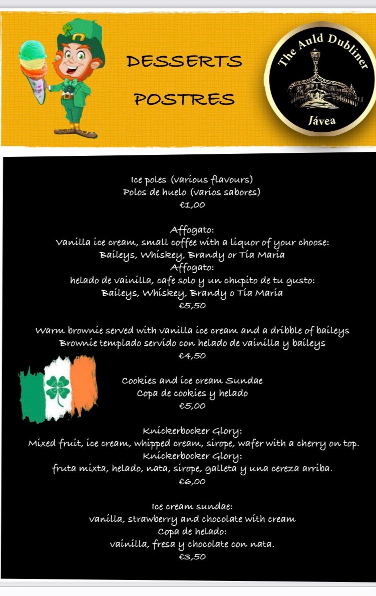 The Auld Dubliner - Traditional Irish Pub & Sports Bar in Javea