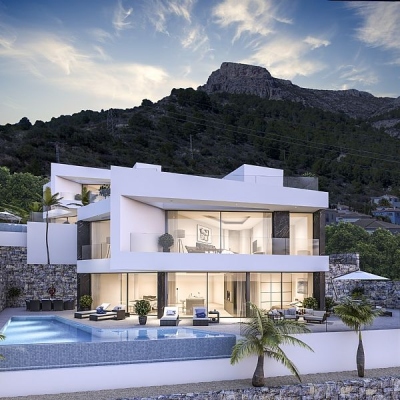 4 bed villas in Calpe