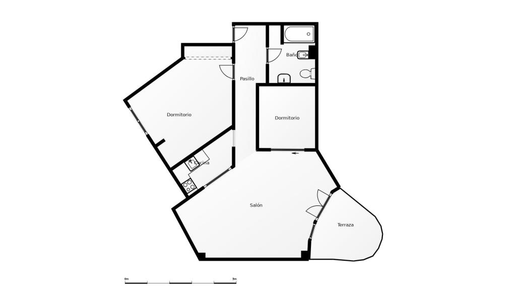 1 bed apartments - flats in Moraira