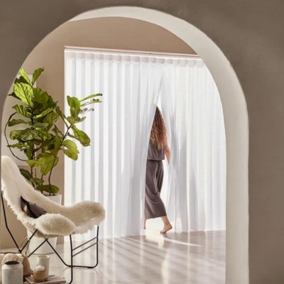 NEW Duna Vertical Blinds Collection from Beautiful Homes by Alvyda