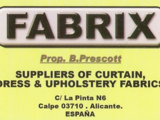 Fabrix - Fabric Shop & Suppliers Calpe