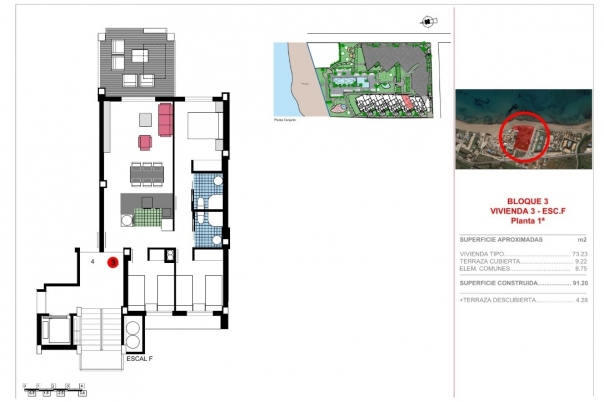 3 bed apartment in Denia
