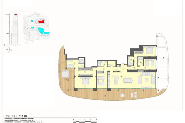 4 bed apartments - flats in Benidorm