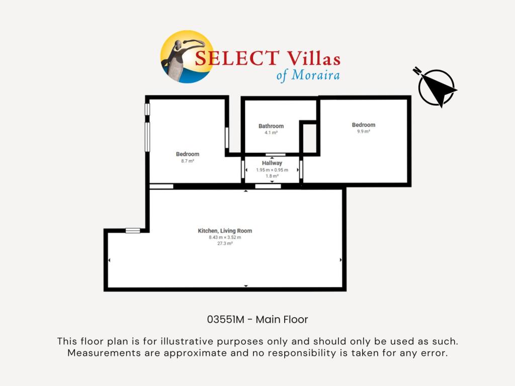 3 bed villa in Moraira