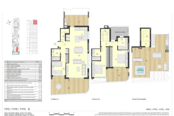 3 bed penthouse in Calpe