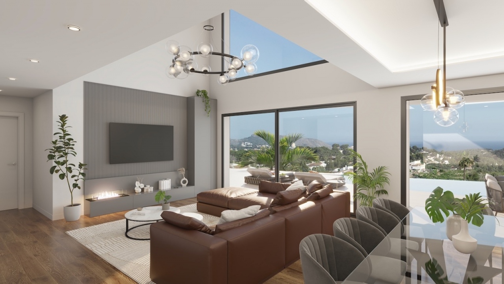 4 bed villas in Moraira