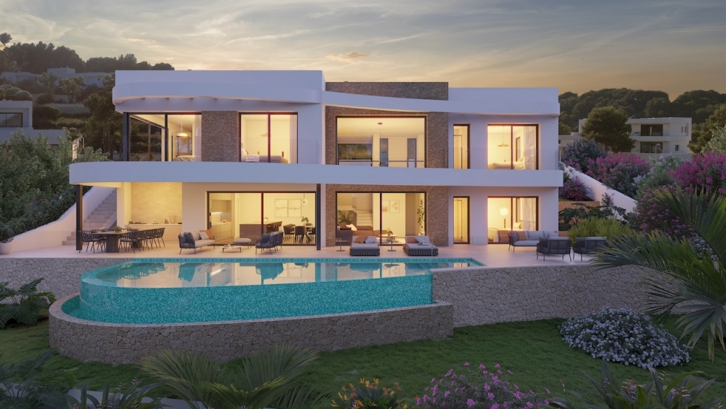 4 bed villas in Moraira
