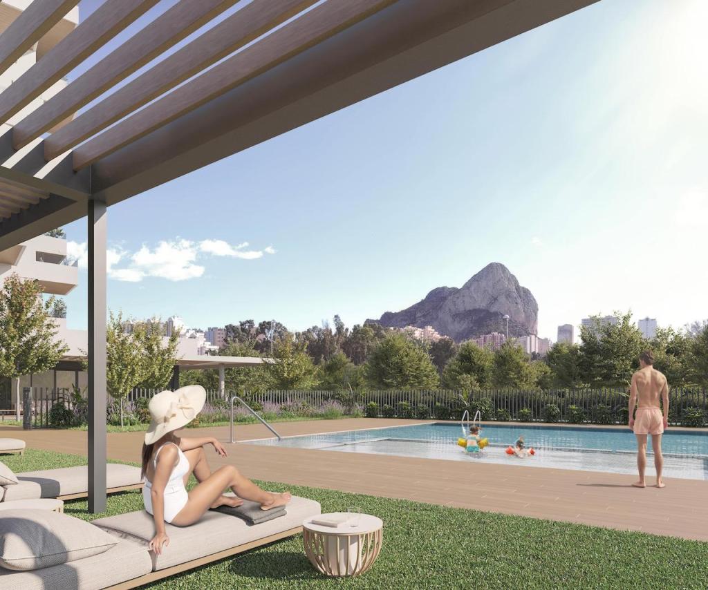 2 bed apartments - flats in Calpe